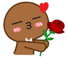 Mr. Brown Cookie sticker #127880