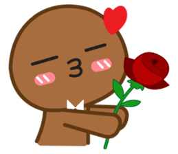 Mr. Brown Cookie sticker #127880