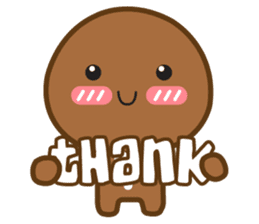 Mr. Brown Cookie sticker #127882