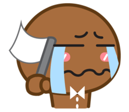 Mr. Brown Cookie sticker #127892