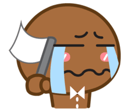 Mr. Brown Cookie sticker #127892