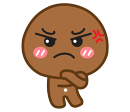 Mr. Brown Cookie sticker #127893