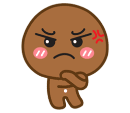 Mr. Brown Cookie sticker #127893