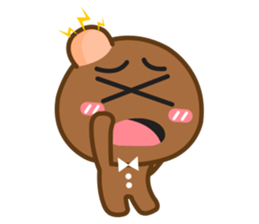 Mr. Brown Cookie sticker #127894