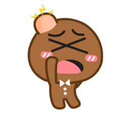 Mr. Brown Cookie sticker #127894