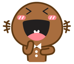 Mr. Brown Cookie sticker #127897