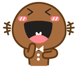 Mr. Brown Cookie sticker #127897
