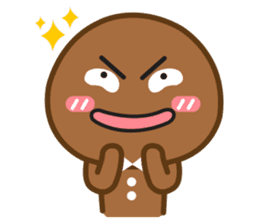 Mr. Brown Cookie sticker #127898