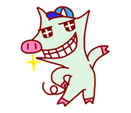 PIIIG CITY sticker #128182