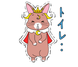 Prince of rabbit2 sticker #128789