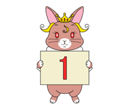 Prince of rabbit2 sticker #128814