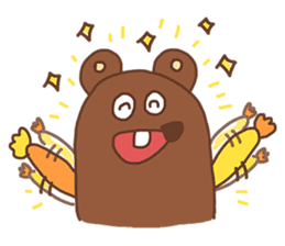An incisor Bear sticker #129020
