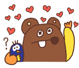 An incisor Bear sticker #129023