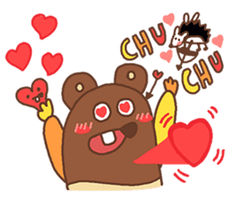 An incisor Bear sticker #129024