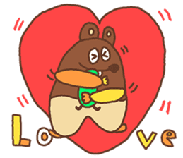 An incisor Bear sticker #129025