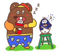 An incisor Bear sticker #129027