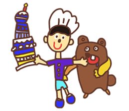 An incisor Bear sticker #129030