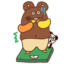 An incisor Bear sticker #129034