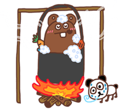 An incisor Bear sticker #129035