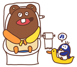 An incisor Bear sticker #129037