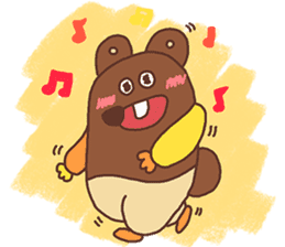 An incisor Bear sticker #129041