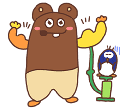 An incisor Bear sticker #129042