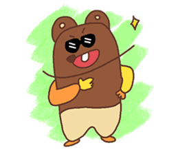 An incisor Bear sticker #129044