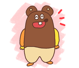 An incisor Bear sticker #129047