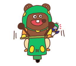 An incisor Bear sticker #129048