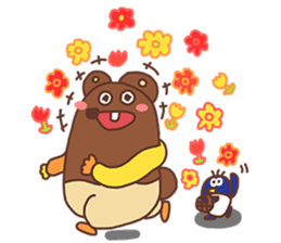 An incisor Bear sticker #129050