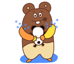 An incisor Bear sticker #129051