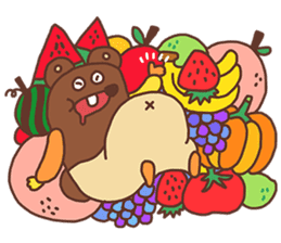 An incisor Bear sticker #129052