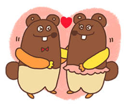 An incisor Bear sticker #129053