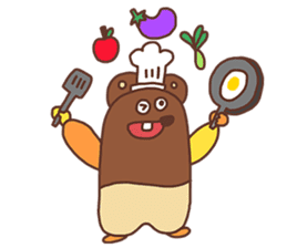 An incisor Bear sticker #129057