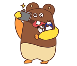 An incisor Bear sticker #129058