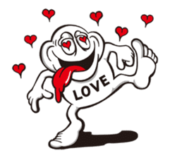 Ya-man : Love, Peace and Happiness sticker #129069