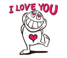 Ya-man : Love, Peace and Happiness sticker #129099