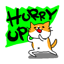 THE BROWN CAT sticker #129304