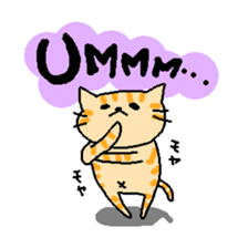 THE BROWN CAT sticker #129305