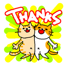 THE BROWN CAT sticker #129308