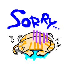 THE BROWN CAT sticker #129309