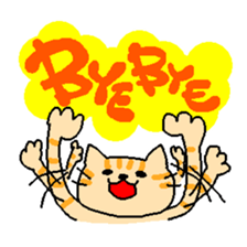 THE BROWN CAT sticker #129311