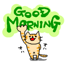 THE BROWN CAT sticker #129312