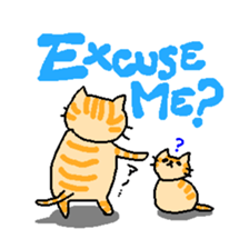 THE BROWN CAT sticker #129317