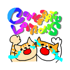 THE BROWN CAT sticker #129318