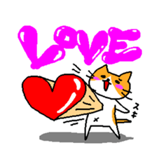 THE BROWN CAT sticker #129319