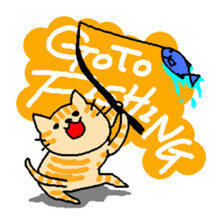 THE BROWN CAT sticker #129321