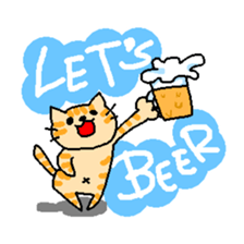 THE BROWN CAT sticker #129323