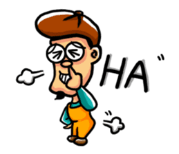 Beard painter ' s life sticker #129584