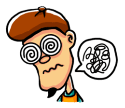 Beard painter ' s life sticker #129586